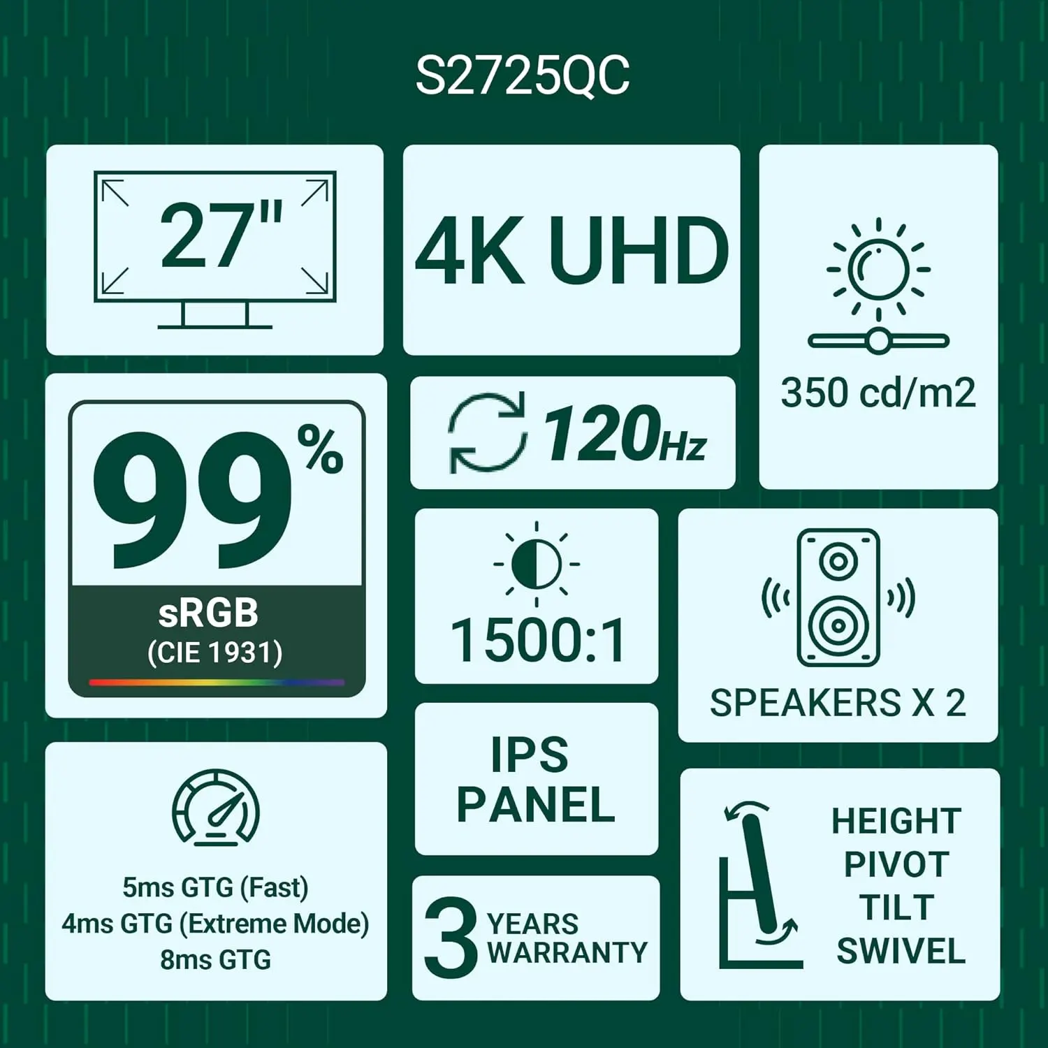 Dell S2725QC 27"/68.58 cm USB-C Monitor - Image 2