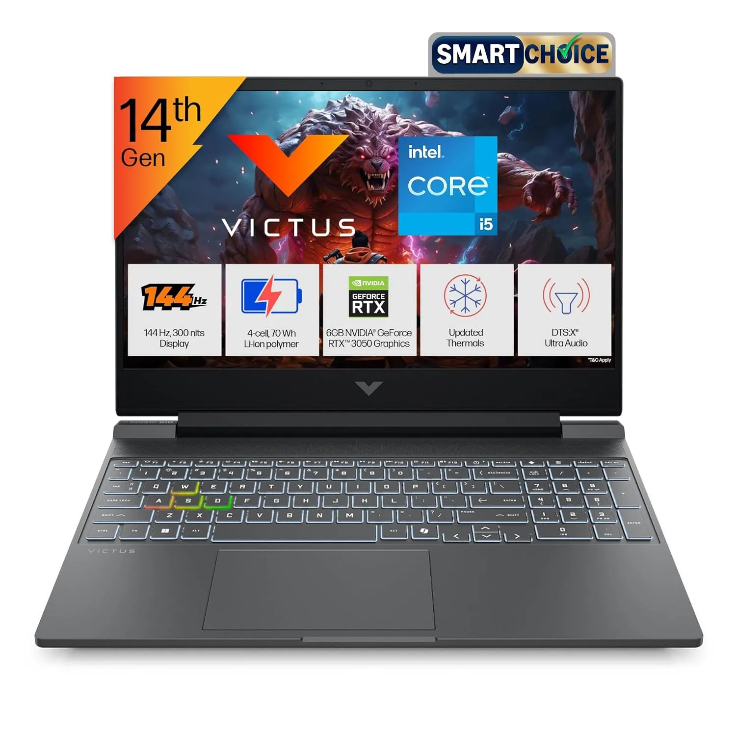 HP Smartchoice Victus, 14th Gen Intel Core i5