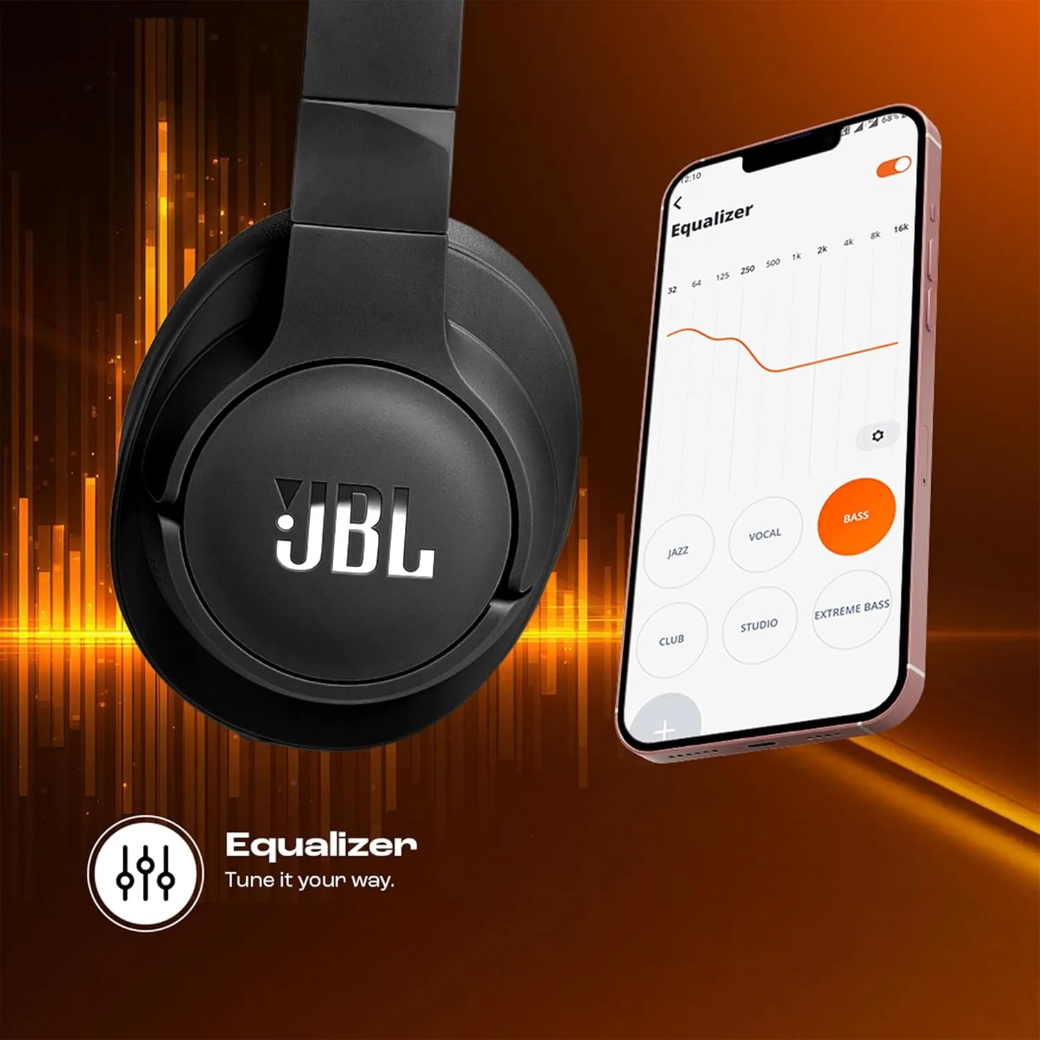 JBL Tune 770NC Wireless Over Ear ANC Headphones with Mic - Image 4