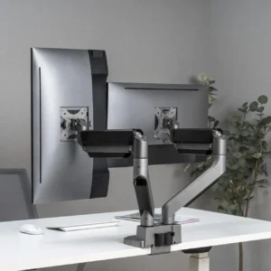 Jin Office Heavy Duty Dual Monitor Stand with Gas Spring