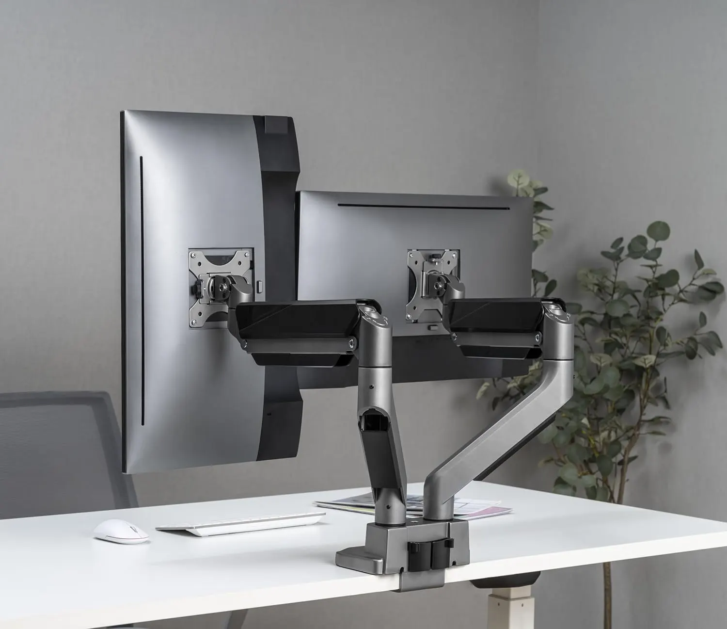 Jin Office Dual Monitor Desk Mount Arm