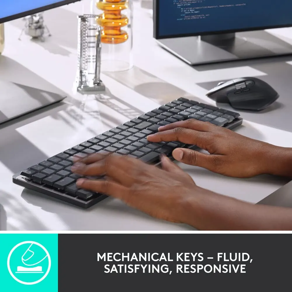 Logitech MX Mechanical Wireless Illuminated Performance Keyboard - Image 2