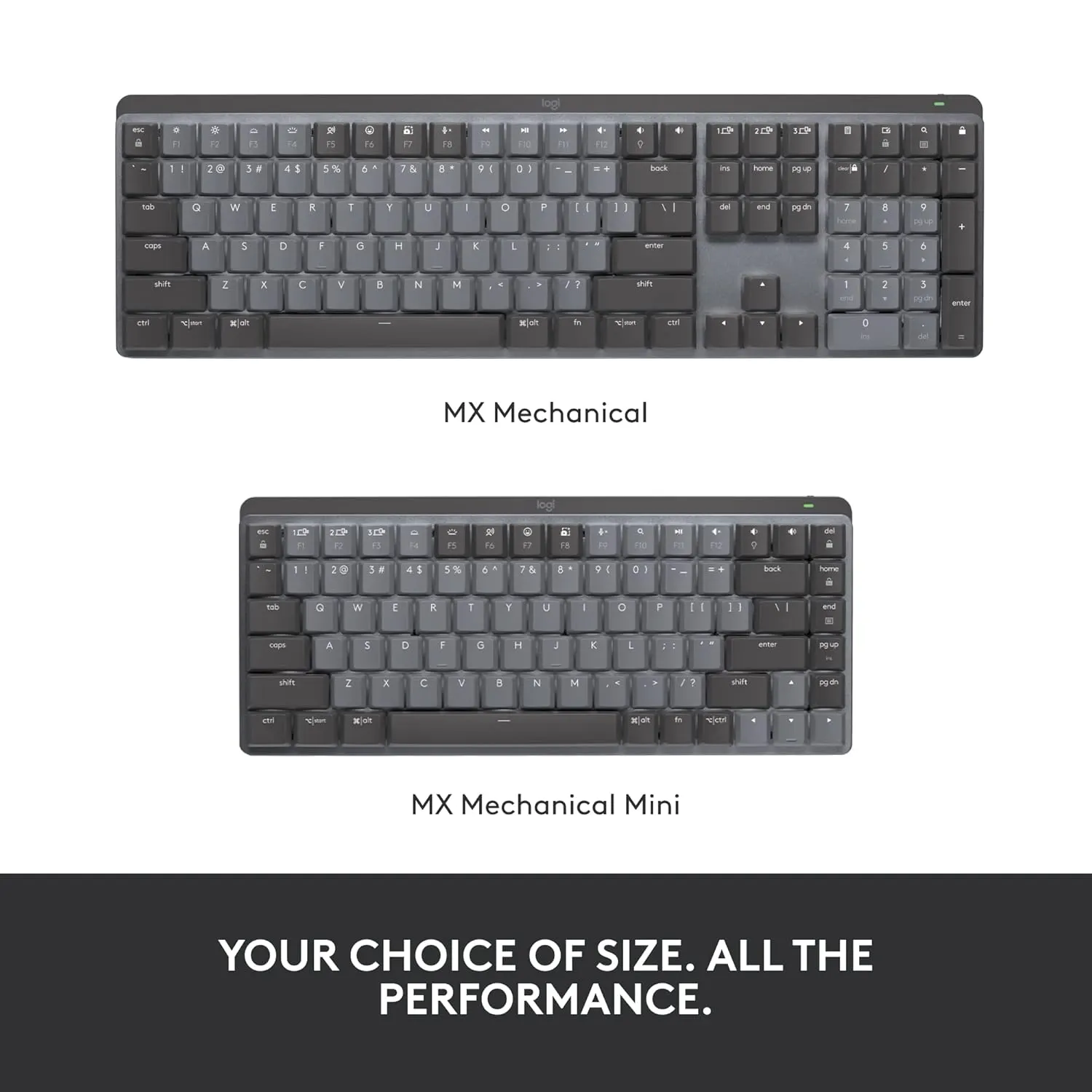 Logitech MX Mechanical Wireless Illuminated Performance Keyboard - Image 11