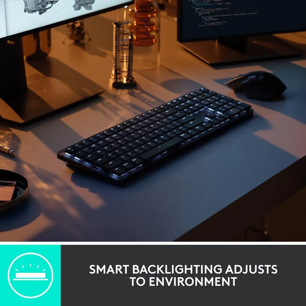 Logitech MX Mechanical Wireless Illuminated Performance Keyboard - Image 4