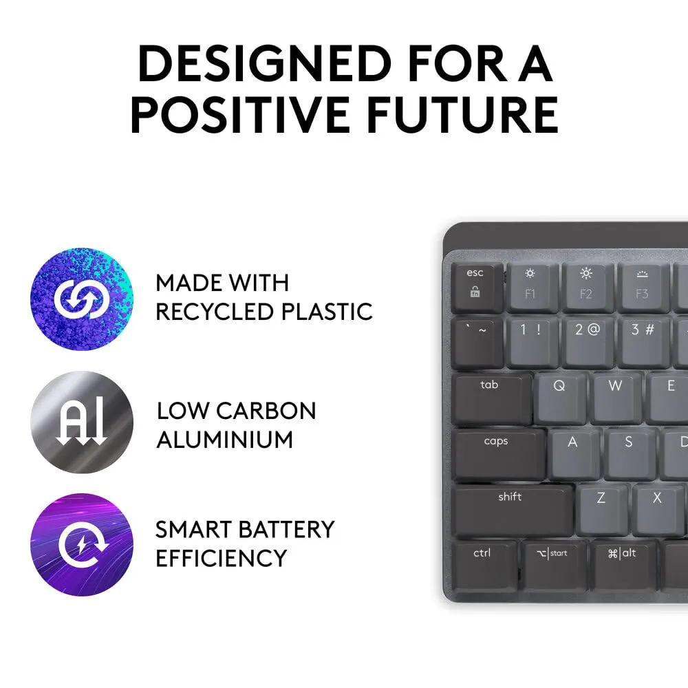Logitech MX Mechanical Wireless Illuminated Performance Keyboard - Image 5