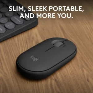 Logitech Pebble Mouse 2 M350s Slim Bluetooth Wireless Mouse