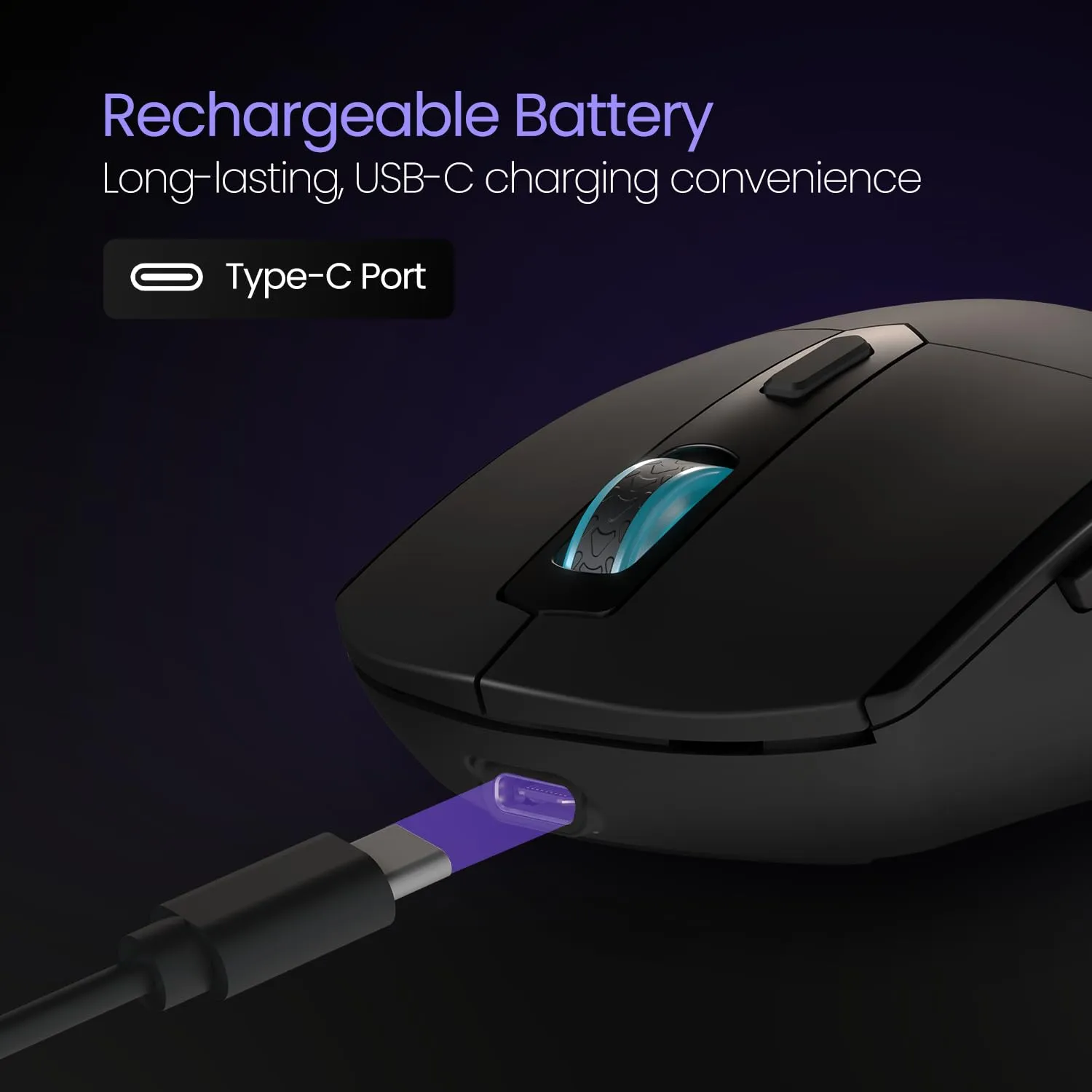 Portronics Toad One Bluetooth Mouse with 2.4 GHz - Image 3
