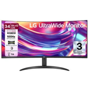 LG 34WR50QK 34 Inch – UltraWide – Curved Monitor