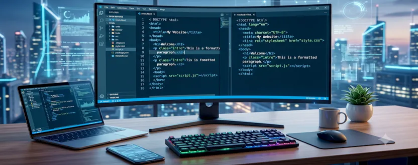 HTML Formatter vs HTML Minifier