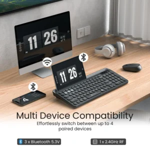 Portronics Bubble 3.0 Wireless Keyboard with Bluetooth